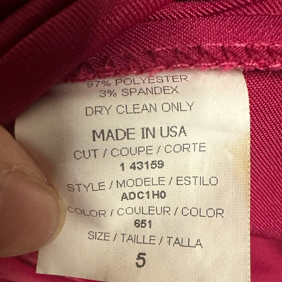 Rampage Strapless Fuchsia Dress, size 5, crisscross back design. - Picture 5 of 5